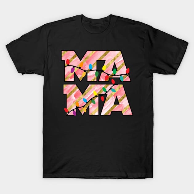 Mama Claus T-Shirt by MZeeDesigns